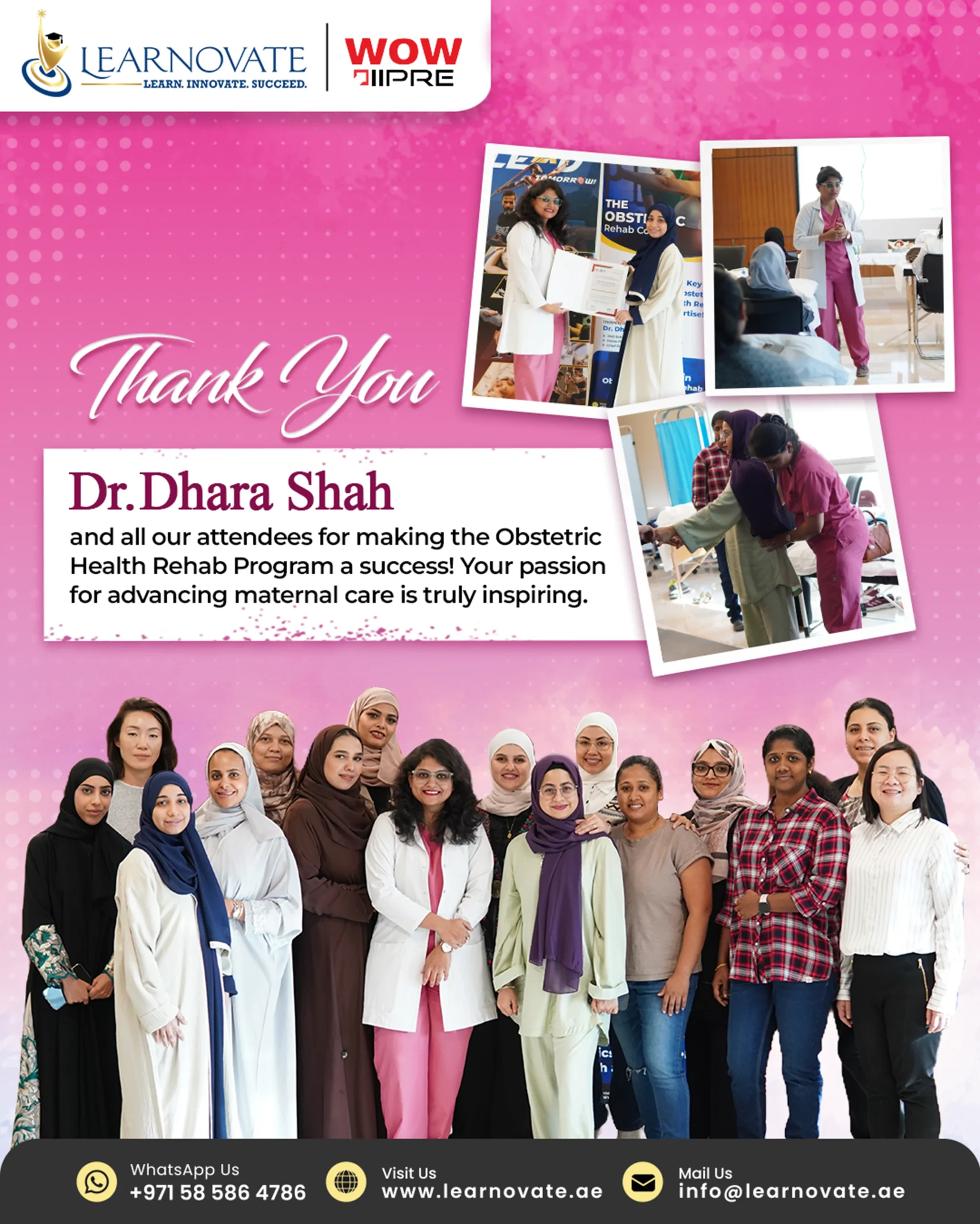 Obstetric thankyou post